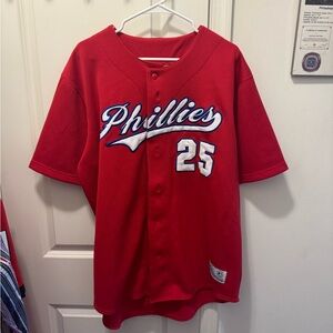 Vintage Jim Thome Phillies Jersey